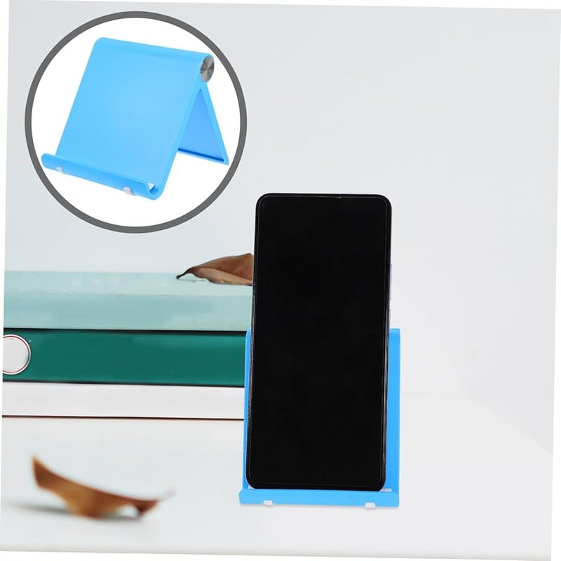 Balacoo Blue Phone Tablet Stand Holder for Desk Streaming Video Calls Lightweight - Image 3